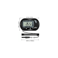 Miniatyrbillede 2 af 4: LCD Digital Akvarie Termometer med Sugkopper og Vandtæt