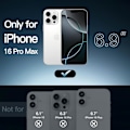Pikkukuva 2 / 5: iPhone 16 Pro MAX 6,9 tuuman magneettinen kotelo, MagSafe-yhteensopiva, iskunkestävä, naarmuuntumaton, läpinäkyvä