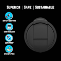 Miniatyrbillede 3 af 5: 2 stk. Hydro Wide Mouth Flip And Sip udskiftningskaffe låg eller hætte tilbehør kompatibel med Hydroflask, Nalgene og mange flere top vandflaske bh'er