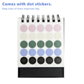 Miniatyrbillede 3 af 5: 1 sort mini bordkalender