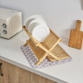 Miniatyrbilde 4 av 5: 2-pak Mikrofiber Tørkematte for Oppvaskstativ, Absorberende Tørkematte