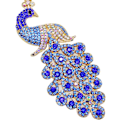 Pikkukuva 2 / 5: 1 Peacock Metal Sparkling Crystal Rhinestone Avaimenperä Avaimenperä