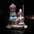 Miniatyrbilde 4 av 5: 1 stk Liten Munk Buddha Design Keramisk Tilbakestrøm Røkelse