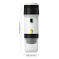 Pikkukuva 4 / 5: 60 ml Kannettava Mini Espresso Kahvinkeitin Kapseleille ja Jauheelle