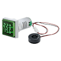 Miniatyrbild 1 av 5: (Grön) Mini Digital Square Volt-Ammeter Spänningsmätare Amperemeter Voltmeter Vo