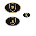 Miniatyrbild 4 av 4: Högkvalitativ hybridbilslogotyp, hög kvalitet, logotypmodifiering, för Byd S7 S6 F3 E2 F6 G5 Song L3 Tang F0 G3 G6 Guld bakre etikett