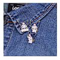 Miniatyrbillede 3 af 5: 8 Pak Søde Tegneserie Brocher Emalie Pins Lapel Pins Badge til