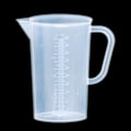 Miniatyrbilde 2 av 5: 1 l plastmålebeger med håndtak - 1000 ml måling