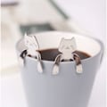 Miniatyrbillede 3 af 5: Dessert Skeer i Rustfrit Stål, 4 stk. Sæt Sød Kat Form