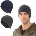 Miniatyrbilde 1 av 5: Termisk Beanie Fleece Over Ear Caps, 2 stk Vintervarm Fleece