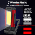 Miniatyrbilde 4 av 5: 1 stk COB arbeidslys LED vedlikeholdslys med magnetisk USB