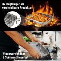 Miniatyrbillede 3 af 5: 50 stk. Aluminium Grillpande - Perfekt til Weber - Høj Kvalitet Alum
