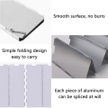 Miniatyrbillede 3 af 5: 10 Plader Bærbar Aluminium Foldbar Vindskærm Vindskærm