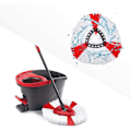 Pikkukuva 4 / 5: 4 kpl Mop-pää Mop-Vaihto 2 in 1 Mikrokuitu Mop