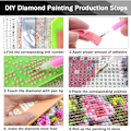 Pikkukuva 3 / 5: 5D DIY Timantti-kirjonta Täysi Paketti, Rantamaisema Auringonlaskussa