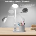 Miniatyrbilde 5 av 5: Barnebordlampe, Studielampe med Stativ, Automatisk Fargeskifte
