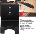 Miniatyrbilde 4 av 5: Bottomless Aluminiumlegerings Kaffemaskinfilter Veggmontert
