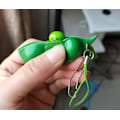 Miniatyrbillede 2 af 5: Nøglering, 3-pak Crush Nøglering Klem Bønne Squishy Sojabønne til