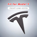 Pikkukuva 2 / 5: Model Y -tarvikkeet Teslan embleemitarra 2 kpl/setti 2024 2023 2022 2021 2020 Logo-tarra (Musta)