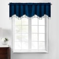 Miniatyrbillede 1 af 5: 61\"B x 19.6\"L Køkken Gardin Valance Sort-Out Gardin Valance