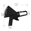 Miniatyrbillede 4 af 4: Personlig hudfold kropsfedt test hudfold caliper kropsfedt bmi caliper sort
