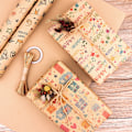 Miniatyrbild 3 av 5: Födelsedagsinpackningspapper för barn, flickor, kvinnor, pojkar, män ''Happy