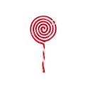Miniatyrbild 2 av 5: Julgranspynt i form av lollipop, juldekorationer