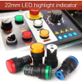 Miniatyrbilde 2 av 5: 15 stk Indikatorlys 220v Indikatorlys LED Indikator LED