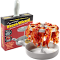 Pikkukuva 1 / 5: Mikroaaltouunissa käytettävä pekoninkeitin - Bacon Wizard kypsentää 450 g pekonia ja vähentää rasvaa 40 % - Rapeampaa, terveellisempää, nopeampaa pekonia