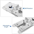 Miniatyrbillede 4 af 5: 8 stk. Sofa Sektionsforbindelser, Galvaniseret Jern Sofa Sektion