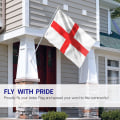 Miniatyrbilde 5 av 5: 1 stk 90 * 150 cm Flagg av England - lyse farger og anti-UV