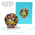 Miniatyrbild 2 av 5: 1 styck Julhälsningskort - 3D Pop-up Julhälsningskort