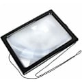 Pikkukuva 1 / 4: 1 kpl Suuri A4-kokoinen Hands Free 3x Suurennuslasi LED-valolla