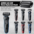 Pikkukuva 4 / 5: Series 5 Series 6 53B Parranvaihtopää Uuden Sukupolven S5 S6 -partakoneisiin