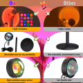 Miniatyrbilde 3 av 5: 1 solprojektorlampe med 16 farger, justerbar lysstyrke, fjernkontroll og 4 dynamiske moduser for vakker rom-, familie- og soveromsdekorasjon