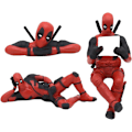 Miniatyrbilde 1 av 5: 3 stk Deadpool Biltilbehør, Biltilbehør Interiør, Bilpynt Anime Actionfigur Klassiske Figurer