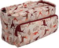 Plum Deer Tekstil Garn Organizer, Fint Mønster Uld Strikning