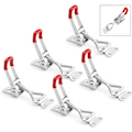 Miniatyrbillede 1 af 5: 5 stk. Heavy Duty Jern Justerbar Snap Lock Klemme Sag Snap Klemme