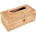 Miniatyrbillede 1 af 5: 1 Rattan Servietbeholder Håndlavet Dekoration til Kontor