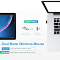 Pikkukuva 3 / 5: Ladattava Bluetooth-hiiri/Bluetooth 3.0/5.2+USB-2.4G/Type-C, Bluetooth-hiiri MacBook Pro/MacBook Air/Kannettavalle/i