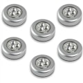 Miniatyrbillede 4 af 5: 6 LED-lys 68mm, plus batteri - skal trykkes for at tænde -