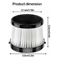 Miniatyrbillede 5 af 5: 2 stk. Dewalt DCV501HB 20v DCV5011H Udskiftningsfilter til DCV501LN Støvsuger