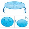 Miniatyrbillede 4 af 5: 2 stk. Mikrobølgeovn Stativ Bakke, Plast Multifunktionel Tallerkenholder, M