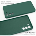 Miniatyrbillede 3 af 5: 2 stk. Etui til Samsung Galaxy S21 5G Flydende Silikon Etui,
