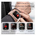 Miniatyrbild 2 av 5: Smartwatch F57l med blodsocker- och blodtrycksmätare, Rosa