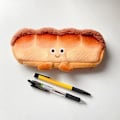 Miniatyrbillede 3 af 5: Emotionelt Brød Blyantsæske (Smil), Sjov Brød Blyant Dreng Pige