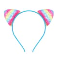Glitter Cat Ears Hårband 1 st Kitty Hårband för Flickor och