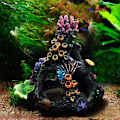 Miniatyrbilde 4 av 5: Akvariumdekorasjon Korallberg Hule Betta Fiskepynt