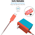 Miniatyrbilde 4 av 5: Kompatibel med hurtiglader for Nintendo Switch OLED, AC-adapter med dobbel spenning 39W 15V 2,6A strøm for