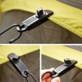 Miniatyrbilde 4 av 5: Tarp-klipser i tungt materiale (10+10 stk), vindbestandige klips for markiser